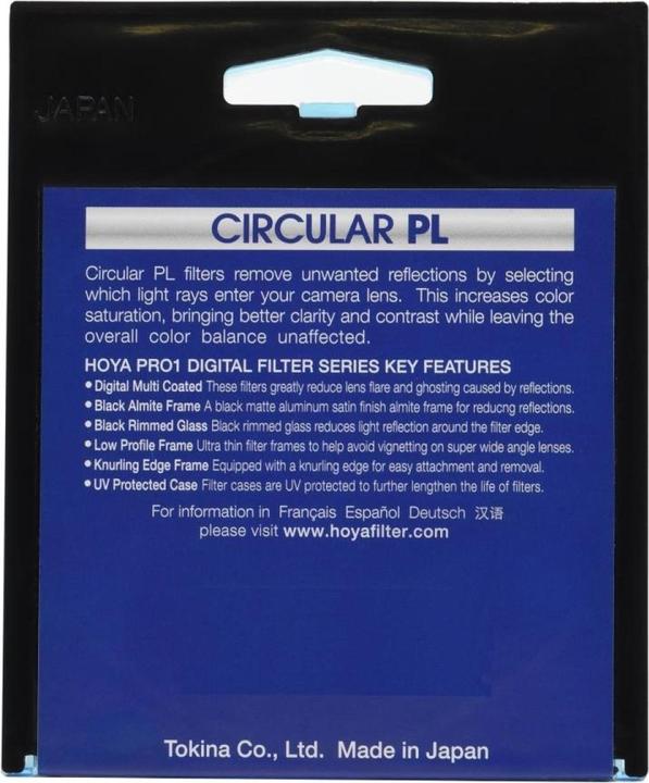 Produktbild Hoya Pro1 Digital CIR-PL Filter (58 mm, Polarisationsfilter)