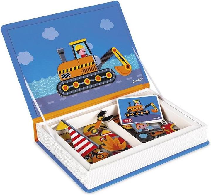 Actual product image Janod Magnet book (German)