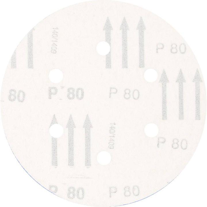 Immagine prodotto Pferd Carta abrasiva eccentrica disco velcro 150 mm corindone A 80 foro 6 (80)