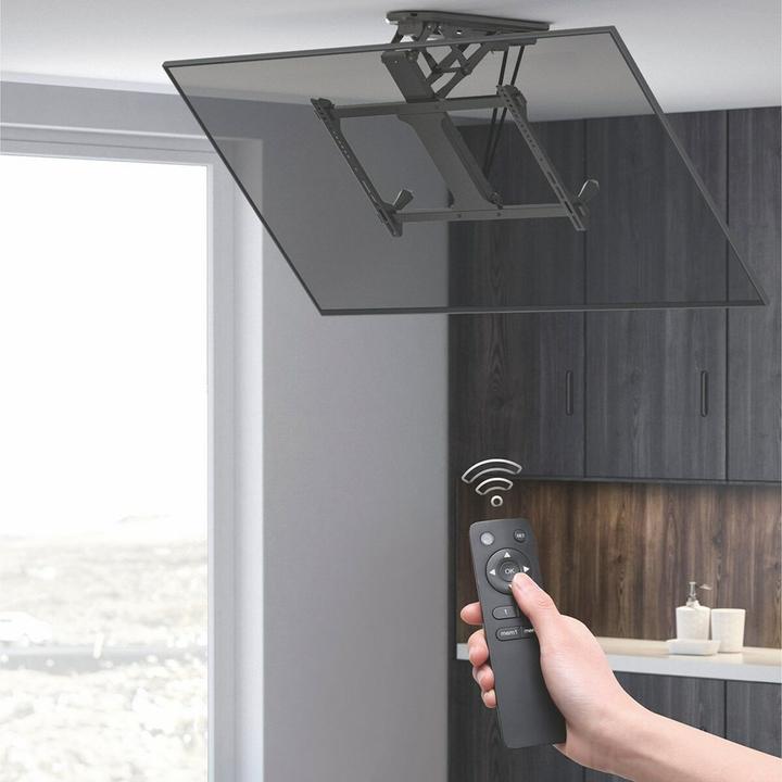 Actual product image Maclean UCHWYT DO TV ELEKTRYCZNY SUFITOWY 32 -70 35KG MC-880T (Ceiling, 70", 35 kg)