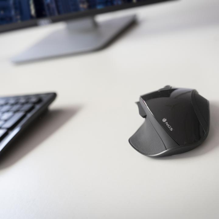Immagine prodotto NGS Mouse ad arco destro RF ottico senza fili da 1600 DPI (Senza fili)