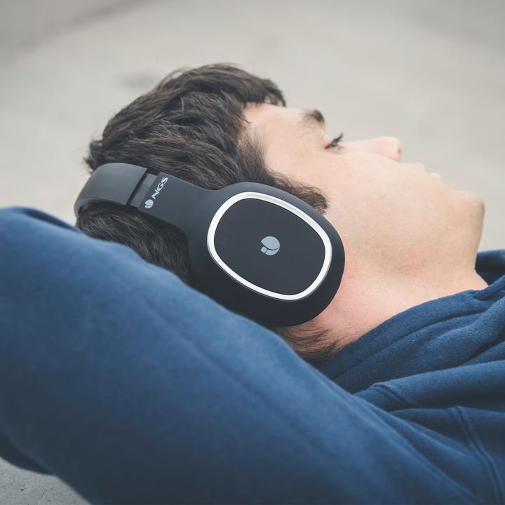 Immagine prodotto NGS Artica Pride Cuffie con archetto senza fili per chiamate/musica Micro USB Bluetooth Nero (Nessuna soppressione del rumore, 7 h, Senza fili)