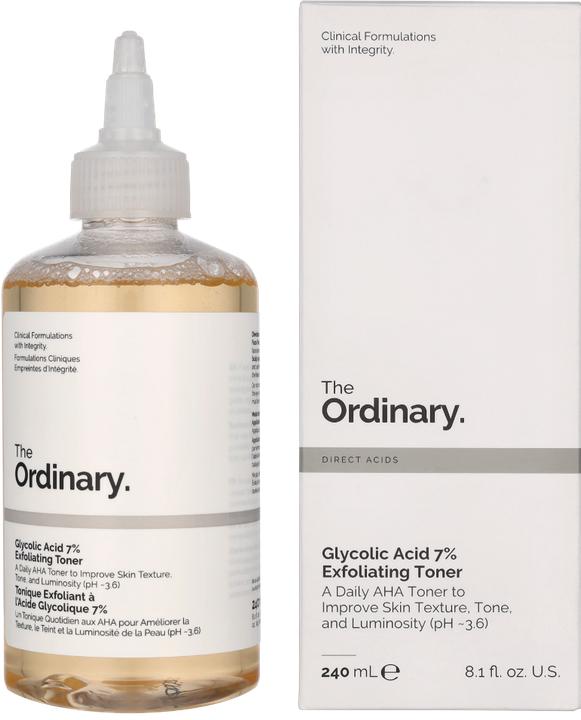 Productafbeelding The Ordinary Glycolic Acid 7% Exfoliating Toner (Schuim, 240 ml)