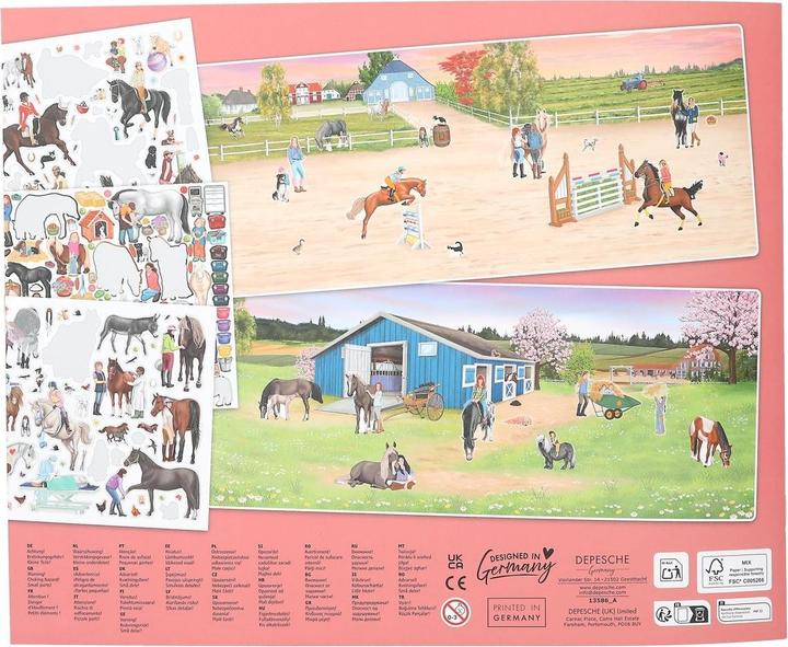Produktbild Magni DEPESCHE Stickerbuch Create Your Happy Horses