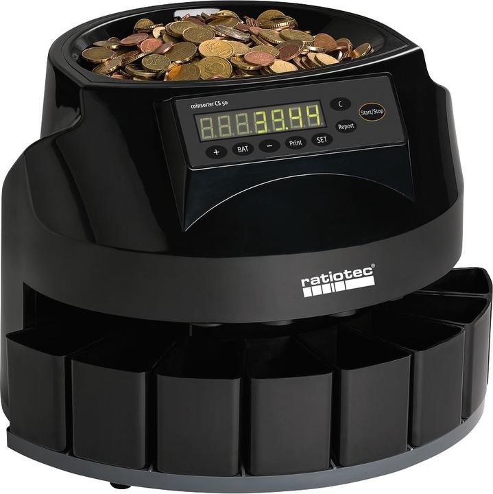 Immagine prodotto ratiotec Macchina per il conteggio e la selezione delle monete CS 50 (Contamonete)