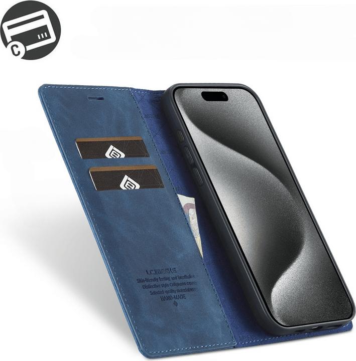 Produktbild LC.Imeeke iPhone 16 Pro - Flip Case Vintage (Apple iPhone 16 Pro)