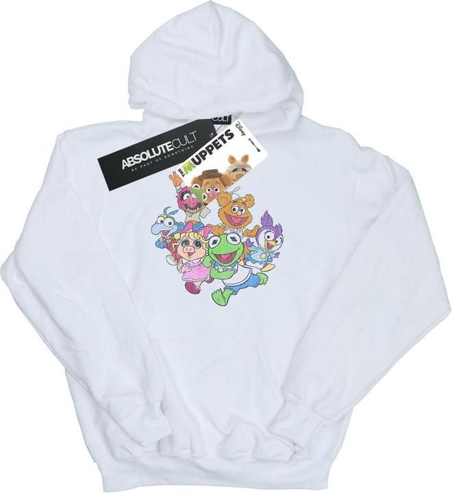 Immagine prodotto Disney The Muppets Muppet Babies Colour Group Felpa con Cappuccio Donna (XXL)