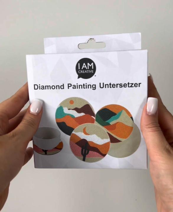 Immagine prodotto I Am Creative Sottobicchiere Diamond Painting, paesaggio