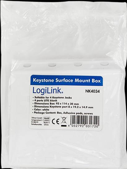 Actual product image LogiLink Surface-mounted empty housing
