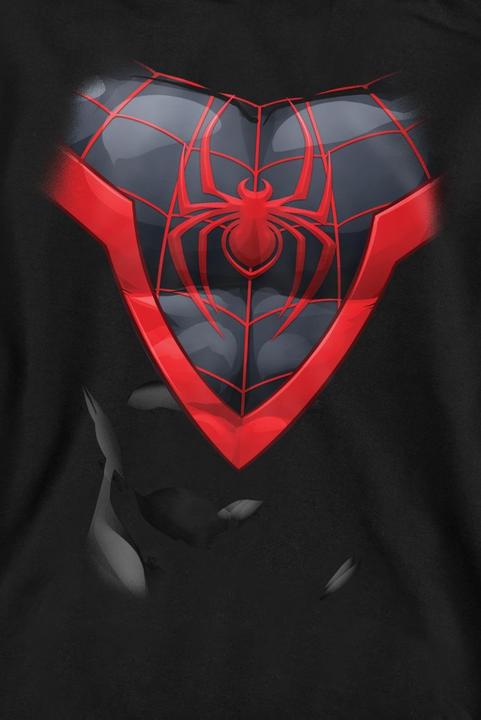 Immagine prodotto Spiderman Felpa Miles Morales Costume Adulto Unisex (M)
