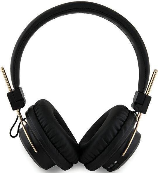 Actual product image Hello Kitty słuchawki nauszne Bluetooth HKBH9KHLMK czarne/black Metal Logo (8 h, Wireless)