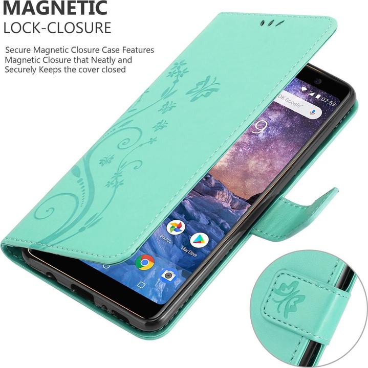 Immagine prodotto Cadorabo Custodia a libro floreale per Nokia 7 PLUS (Nokia 7 Plus)