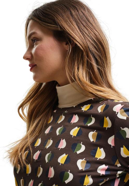 Actual product image Regatta Womens/Ladies Orla Kiely Leaf Print Long-Sleeved T-Shirt (38 D)