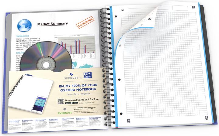 Produktbild Oxford European Book (A4, Kariert, Harter Einband)