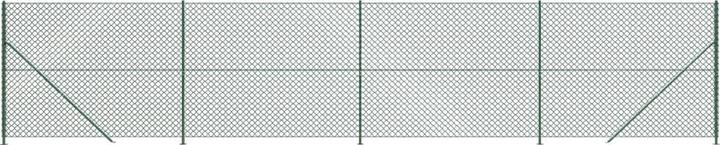 Immagine prodotto VidaXL Maschendrahtzaun mit Bodenflansch Grün 1,8x10 m, Farbe