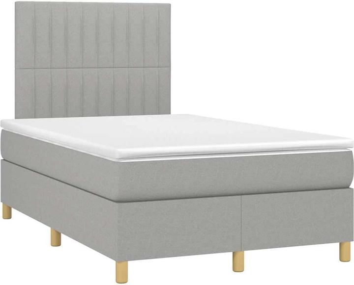 Produktbild VidaXL Bo x springbett mit Matratze 120 x 190 cm Stoff (120 x 190 cm)