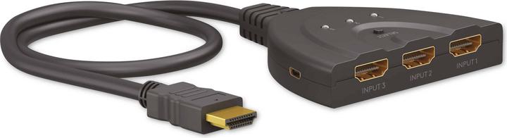Goobay HDMI-Umschaltbox 3 auf 1 4K @ 60 Hz