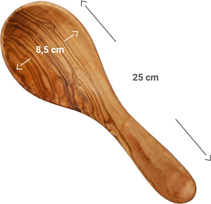 Produktbild Natura Punto Löffelablage, aus 100% Olivenholz, cm 25 x 8,5 x 2,5cm, braun