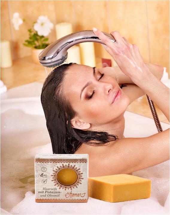 Produktbild Natura Punto 3er-Set Haarseife mit Pistazien- und Olivenöl (Flüssiges Shampoo)