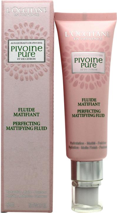 Actual product image L'Occitane Pivoine - Pure Fluide Matifiant (50 ml, Face fluid)