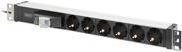 Actual product image Digitus Aluminum Outlet Strip, 6 safety outlets with circuit breaker (6 x, CEE 7/3, 1.80 m)