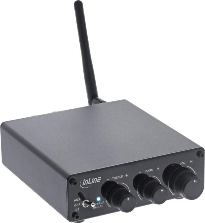 Actual product image InLine Bluetooth 5.3 audio receiver with 96 watt amplifier (Receiver)