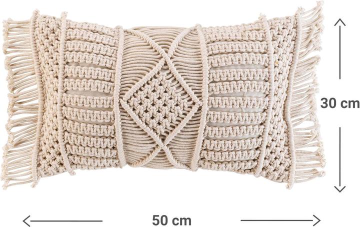 Actual product image Casativo Macramé pillowcase (30 x 50 cm)