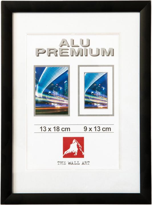 Produktbild The Wall Art Bilderrahmen Alu Duo schwarz 13x18 cm