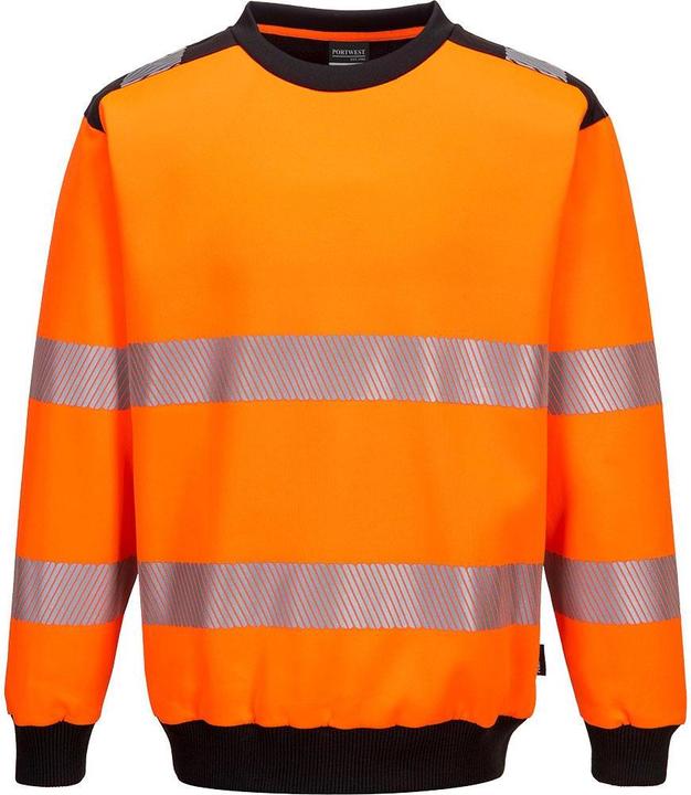 Portwest Mens PW3 Hi-Vis Safety Sweatshirt (M)