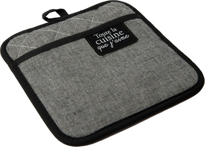Image du produit Casativo Set noble de gants de four et de maniques (5% Polyamide, 12 % Visqueux, 50% polyester, 33 % Coton)