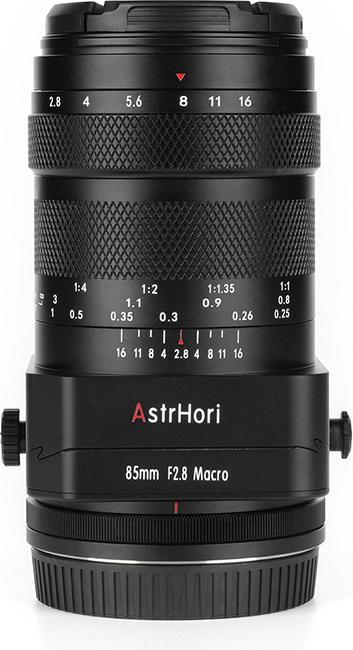 AstrHori 85mm f2,8 Macro Tilt pour Fuji X-Mount (Fujifilm Fujica-X, Plein format)
