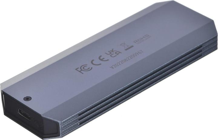 Actual product image Patriot ext storage enclosure for NVMe SSD USB 3.2 RGB (M.2 2242, M.2 2230, M.2 2280, M.2 2260)