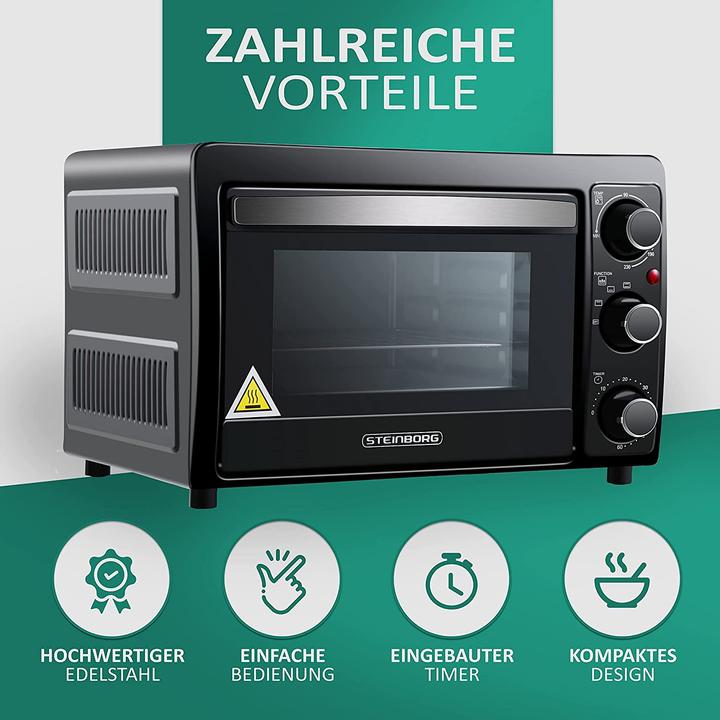 Actual product image Steinborg Mini Oven, 15L