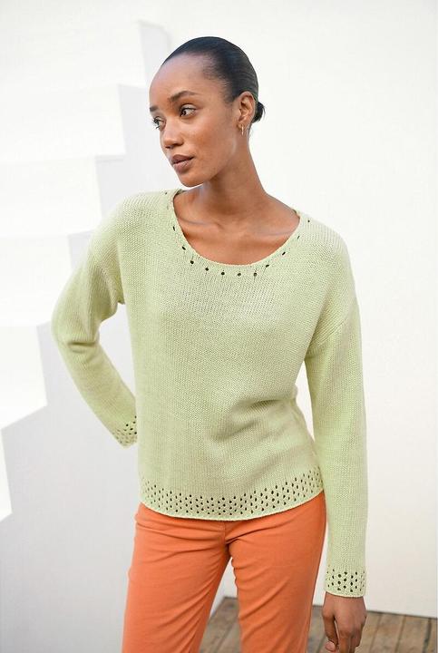 Immagine prodotto Anne Weyburn Pantaloni dritti a cinque tasche in cotone elasticizzato (44)