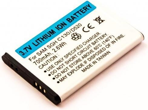 Actual product image Samsung Battery SGH C130, D520