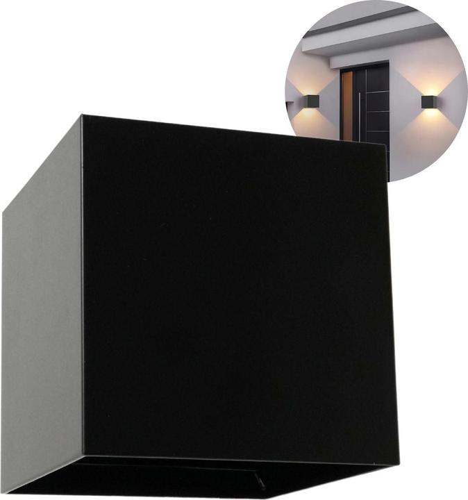 Hermex LED-Wandleuchte Wandlampe Up-Down-Wandleuchte Fassadenleuchte Wandstrahler (1000 lm, IP65)