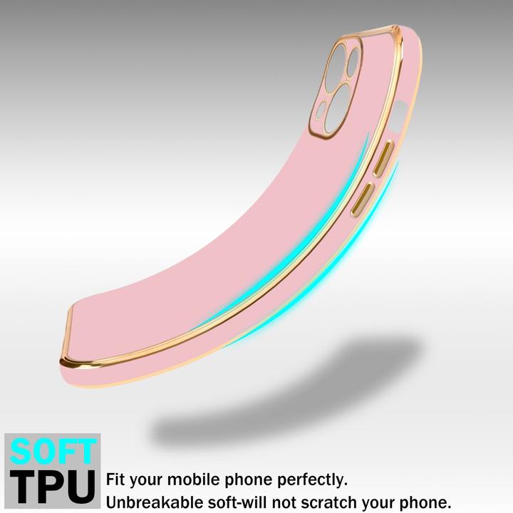 Produktbild Cadorabo Hülle für Apple iPhone 13 MINI im TPU mit Kameraschutz LM130 Style (Apple iPhone 13 mini)