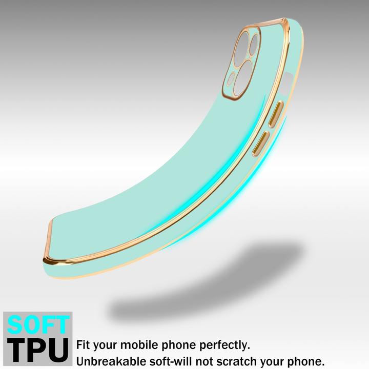 Produktbild Cadorabo Hülle für Apple iPhone 13 MINI im TPU mit Kameraschutz LM130 Style (Apple iPhone 13 mini)