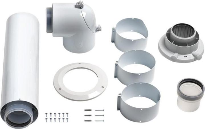 Produktbild Vaillant Anschluss-Set 80/125 mm PP für Überdruck-Abgassystem (0.13 m)