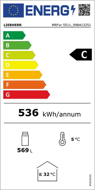 Energie-Label Liebherr MRFVC 5511 (432 l)