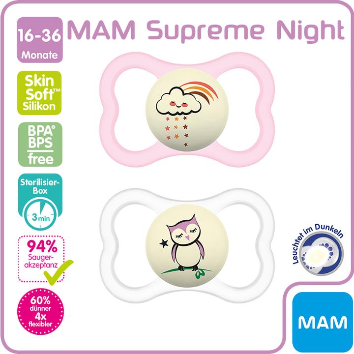 Produktbild MAM Supreme Night (2 x, 16 - 36 Monate)