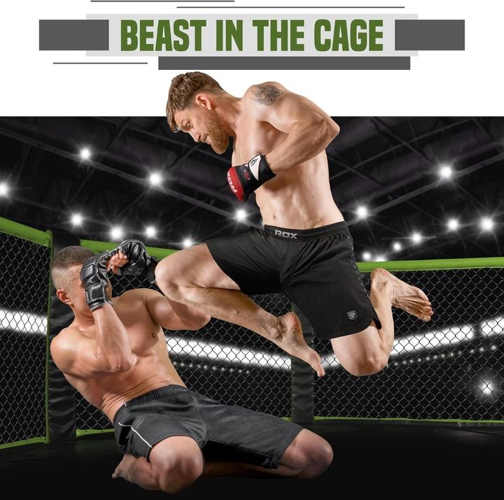 Actual product image Rdx MMA Shorts T15 White-Xl (XL)