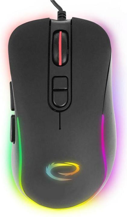 Actual product image Esperanza EGM303 mouse przewod. during gaming RGB 7d opt. USB-C hesper (Cable)