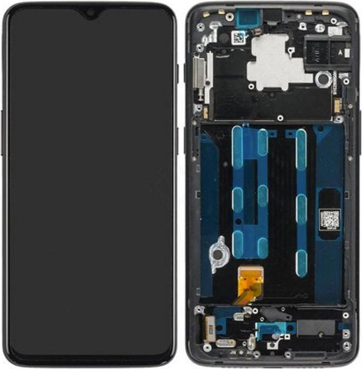 OnePlus LCD + Touch + Frame for A6010, A6013 6T - midnight black