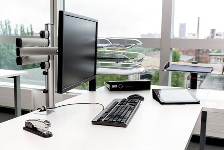 Produktbild Novus TSS Basic - Befestigungskit (Gelenkarm, Säulenklemmmontage) für LCD-Displa