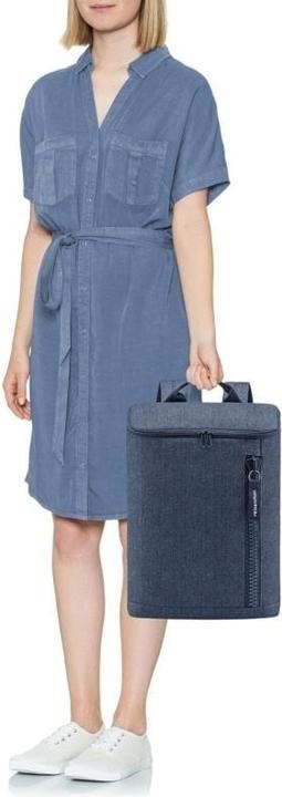 Immagine prodotto reisenthel Borsa da viaggio Overnighter Zaino a spina di pesce Blu scuro (13 l)