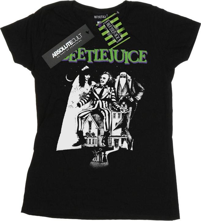 Beetlejuice Mono Poster Baumwolle TShirt