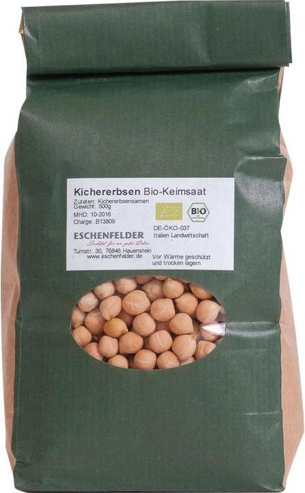 Actual product image Davert Chickpeas organic (500 g)
