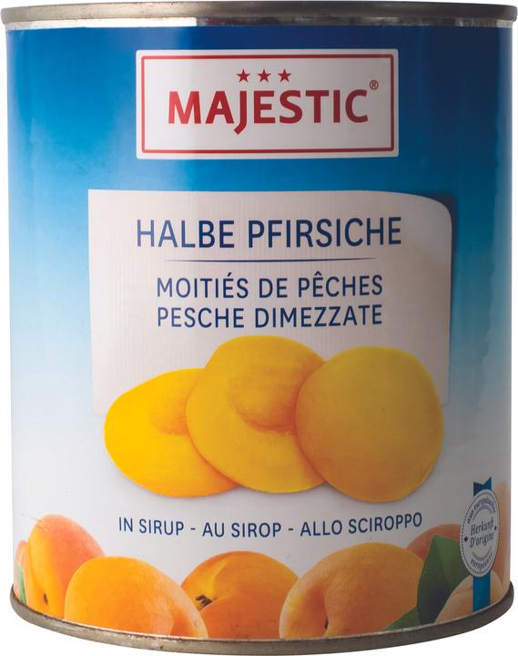 Image du produit Majestic Demi-pêches (892 g)