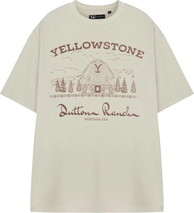Immagine prodotto Yellowstone Dutton Ranch Maglietta Fienile Maniche Corte Uomo (L)